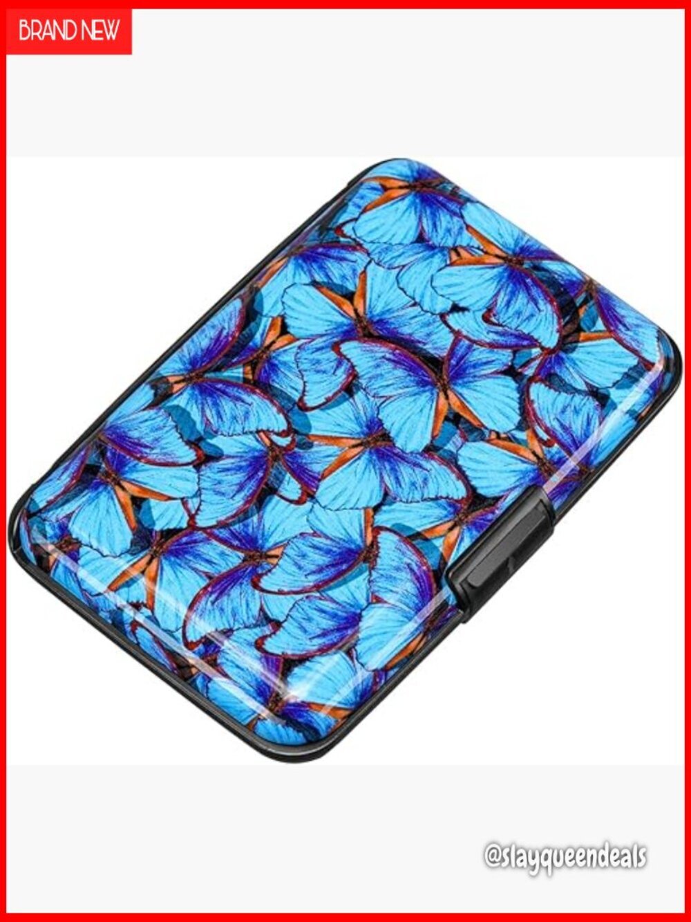 RFID Blocking Aluminum Credit Card Holder Slim Travel Wallet Unisex